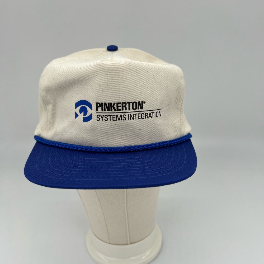 NEW Rare Pinkerton Systems Integration Nissin Hat One Size, Beige Color